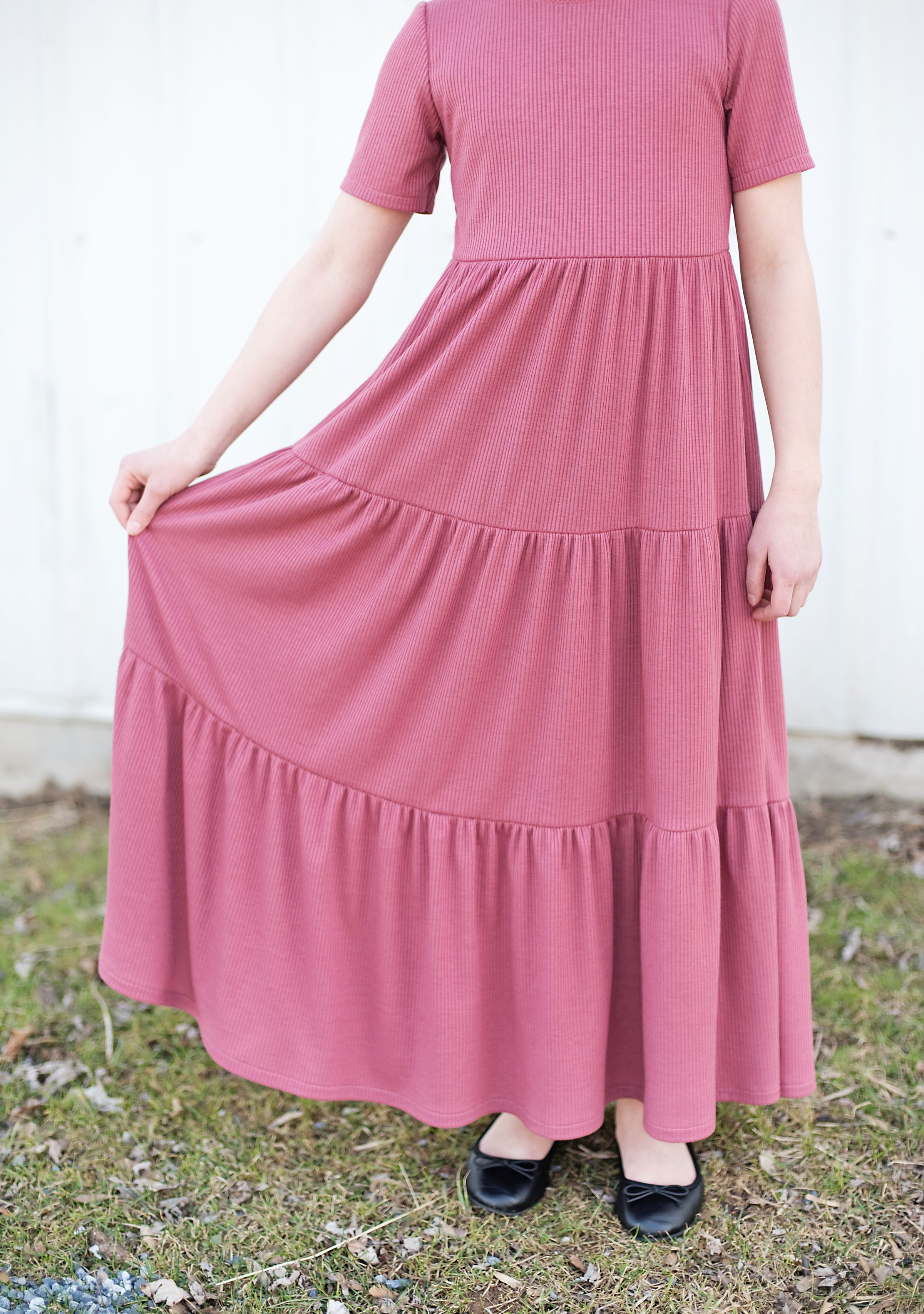 Sew Basic Girls Knit Dress Pattern | Sew Basic Dresses